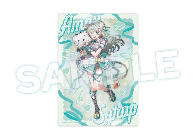 記事画像7: アメシロのキャラクターが「Syrup」という文字と共に描かれているイラスト