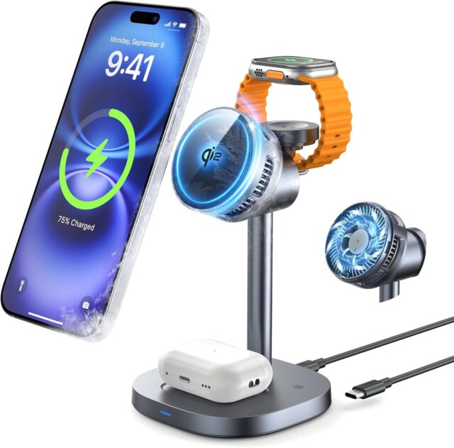 記事画像4: iPhone、Apple Watch、AirPodsを充電する多機能充電スタンド