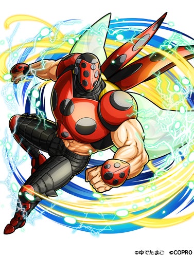 記事画像6: てんとう虫をモチーフにしたパワフルなキャラクター