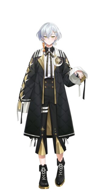記事画像5: 星柄のコートを着たアニメ風の人物