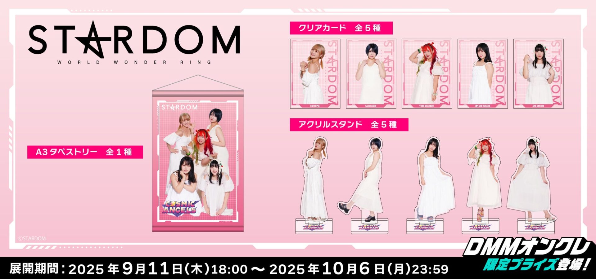 記事画像11: STARDOMのクリアカードとアクリルスタンドのグッズ販売情報