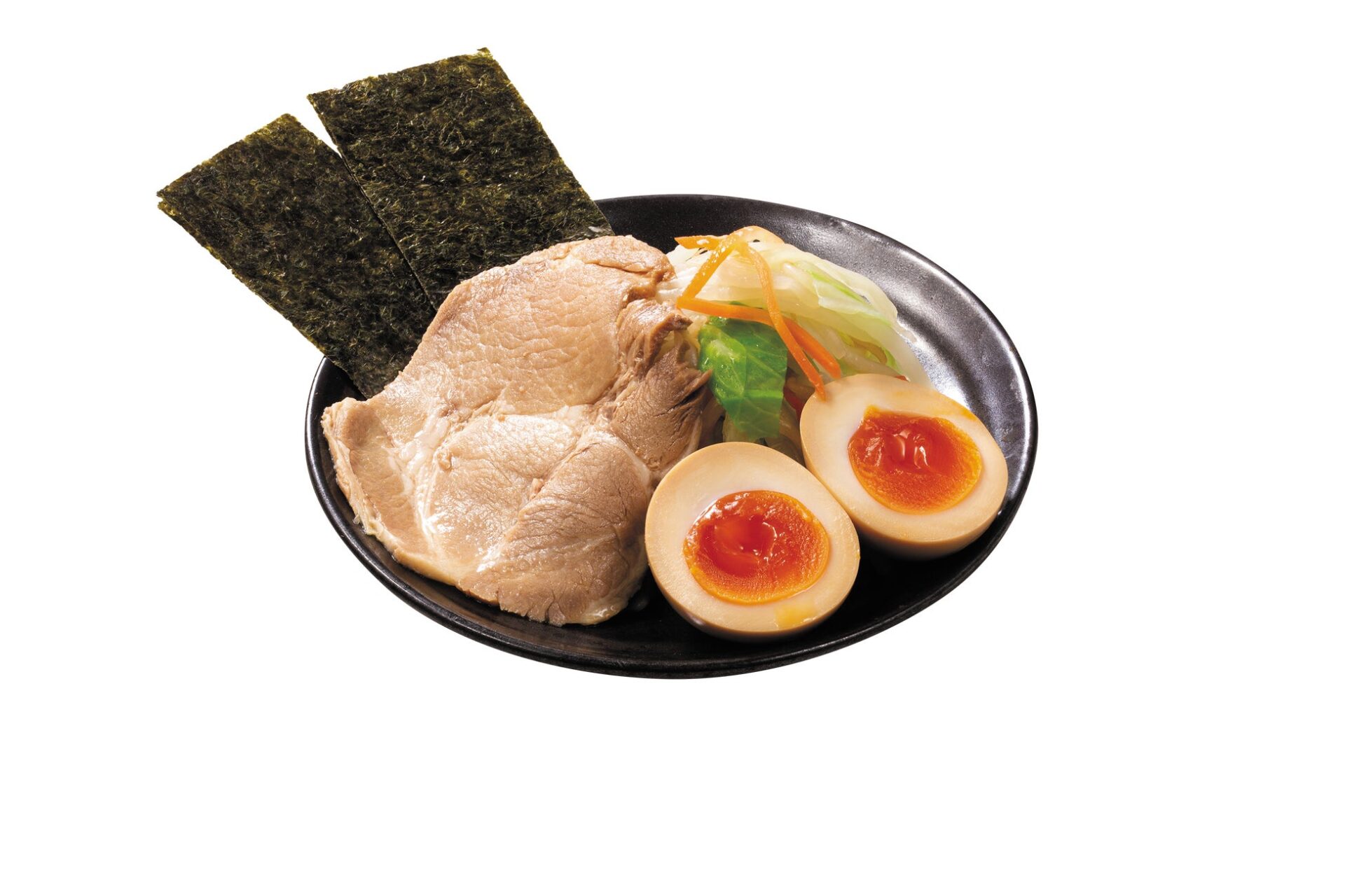 記事画像3: ラーメンのトッピング、チャーシュー、味玉、海苔、野菜