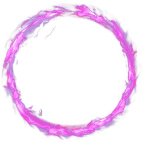 記事画像3: ピンクと紫の炎の輪