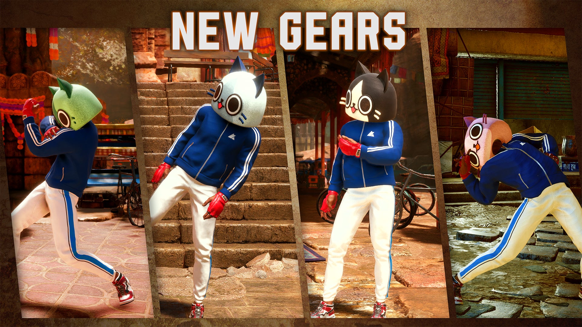 記事画像21: 「NEW GEARS」というタイトルと共に、4人のキャラクターが新しい衣装を着用。