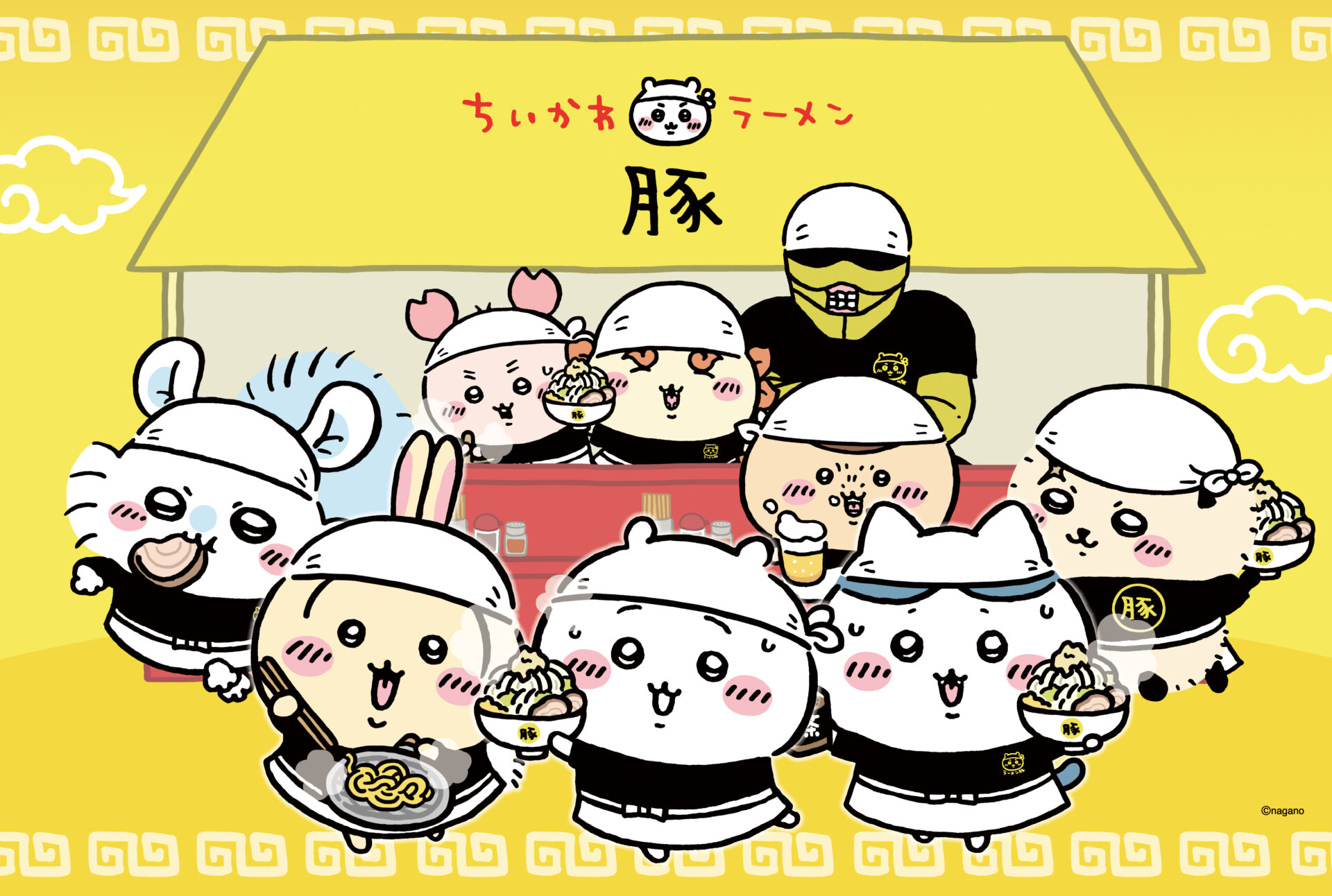 ちいかわラーメン豚が渋谷PARCO再オープン！　シーサー展示も新たに登場。9月19日より期間限定