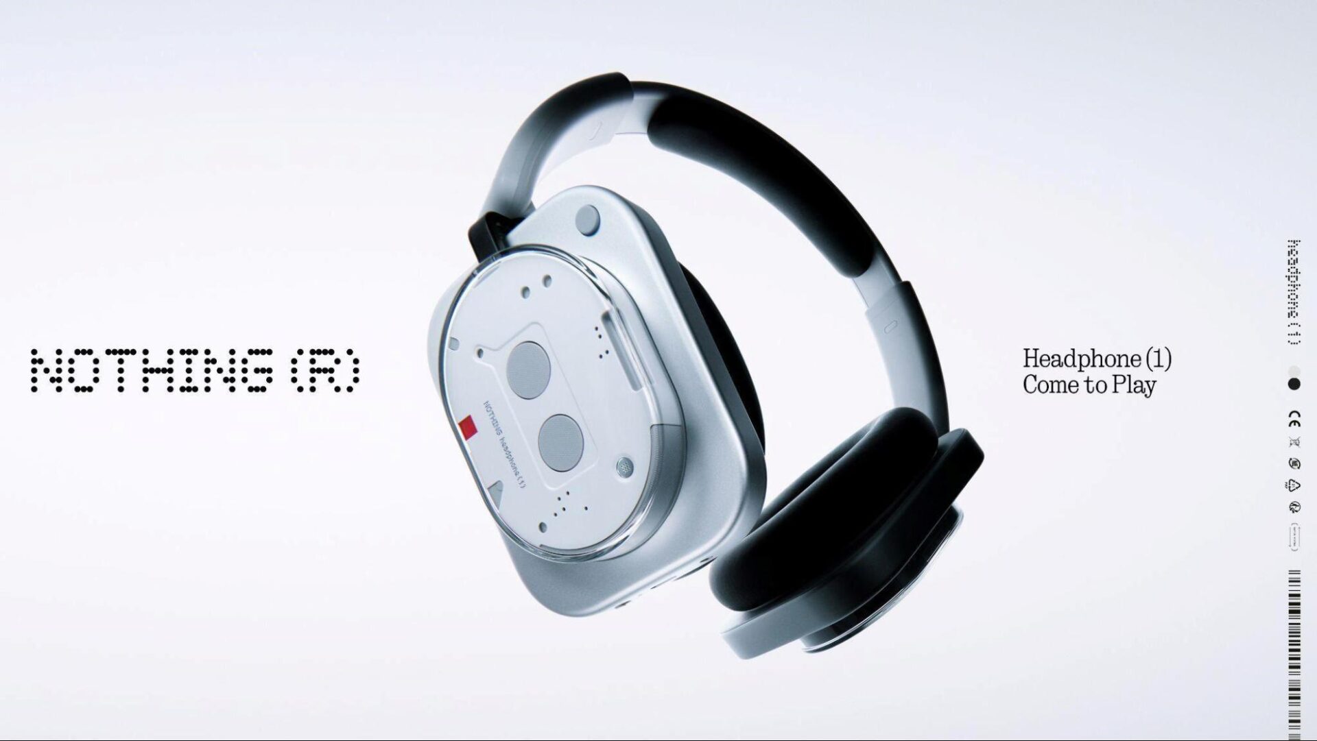 NothingがKEF共同開発のオーバーイヤーヘッドホン『Headphone (1)』発表！　価格は3万9800円