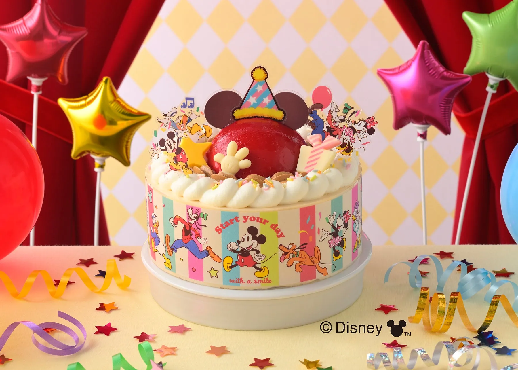 銀座コージーコーナー、ミッキーとミニーに「着せ替え」できるケーキ『ディズニーハッピーセレブレーション』発表！　予約受付中