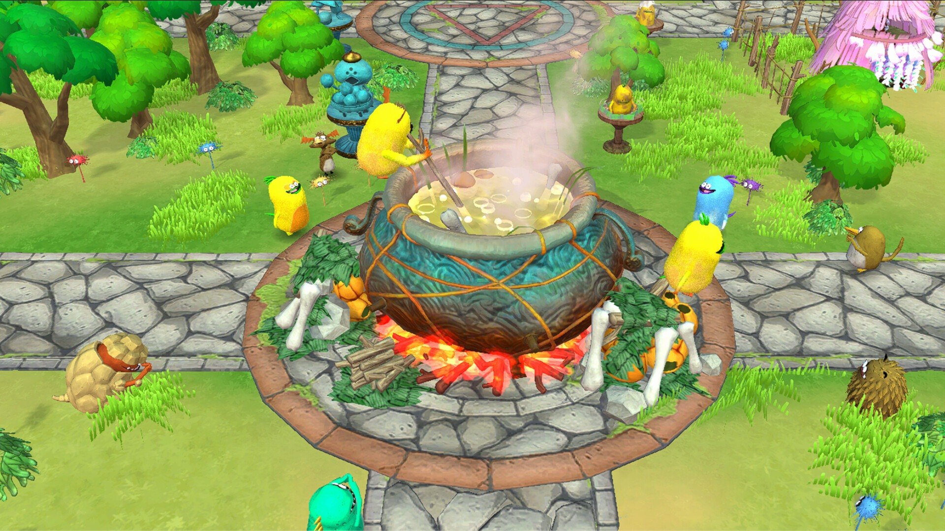 食いしん坊な生き物「ミーム」と拠点作りを楽しめる『はらぺこミーム』がSteamでリリース。世界樹を育てて滅亡危機を救うシミュレーションゲーム