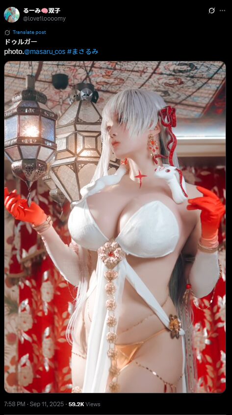 美しすぎるドゥルガー！　るーみ、『Fate/Grand Order』の神々しい女神を完璧再現
