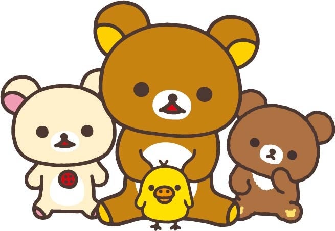 記事画像2: リラックマ、コリラックマ、キイロイトリ、チャイロイコグマのキャラクター画像