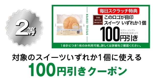 記事画像3: セブンイレブンの「対象スイーツいずれか1個に使える100円引きクーポン」