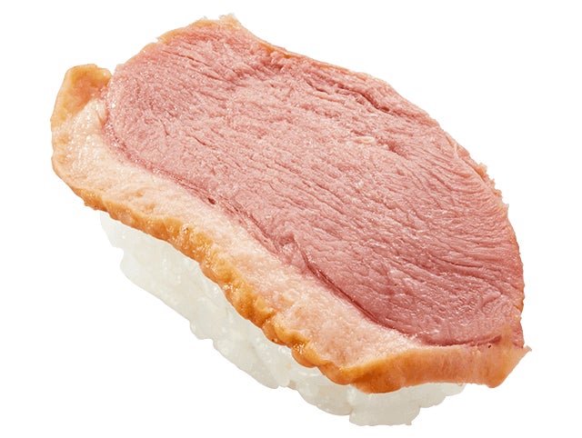 記事画像5: 鴨肉の握り寿司、食欲をそそるピンク色の肉と香ばしい皮