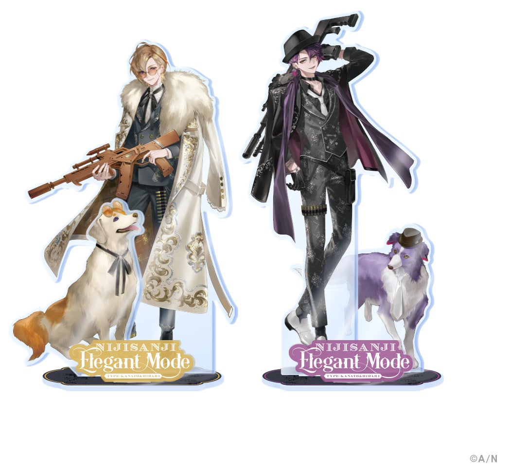 記事画像3: NIJISANJI Elegant Modeのカナトとヒバリのアクリルスタンド
