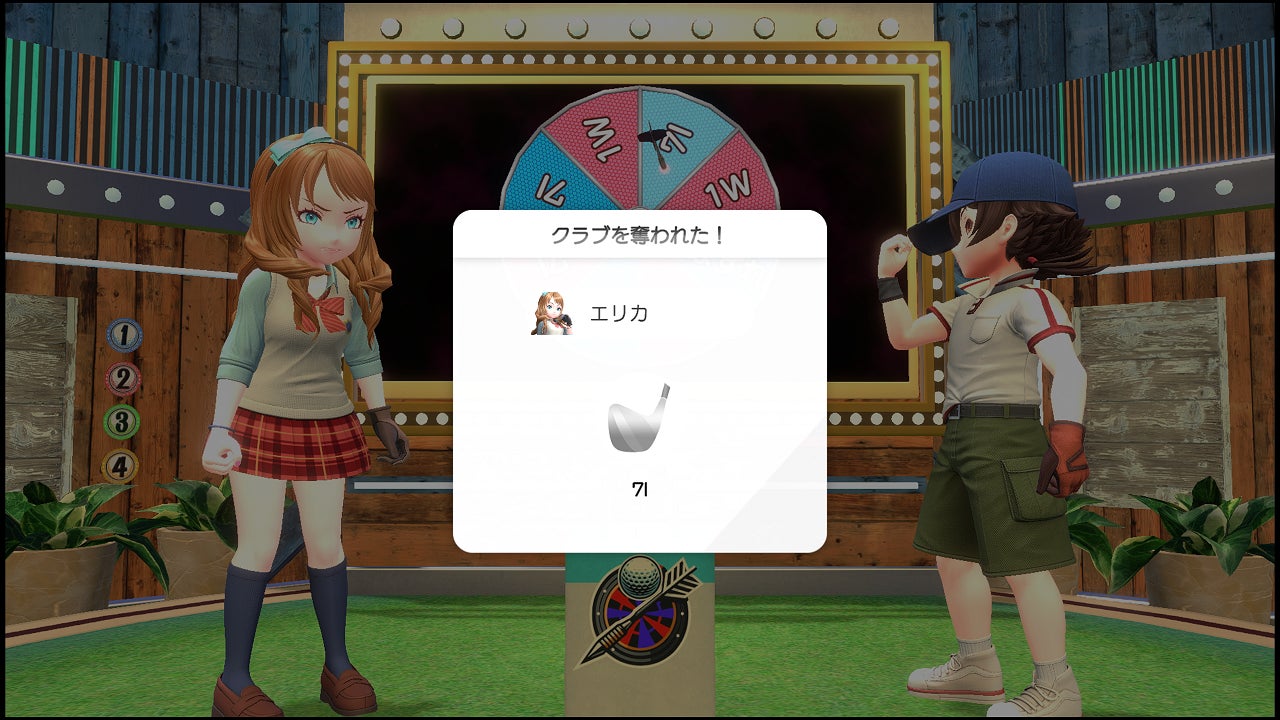 記事画像17: ゴルフゲームでキャラクターがクラブを奪われるシーン