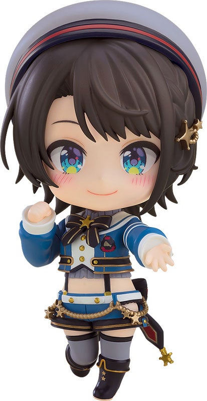 セーラー服姿のかわいらしいフィギュア、星の装飾が特徴。