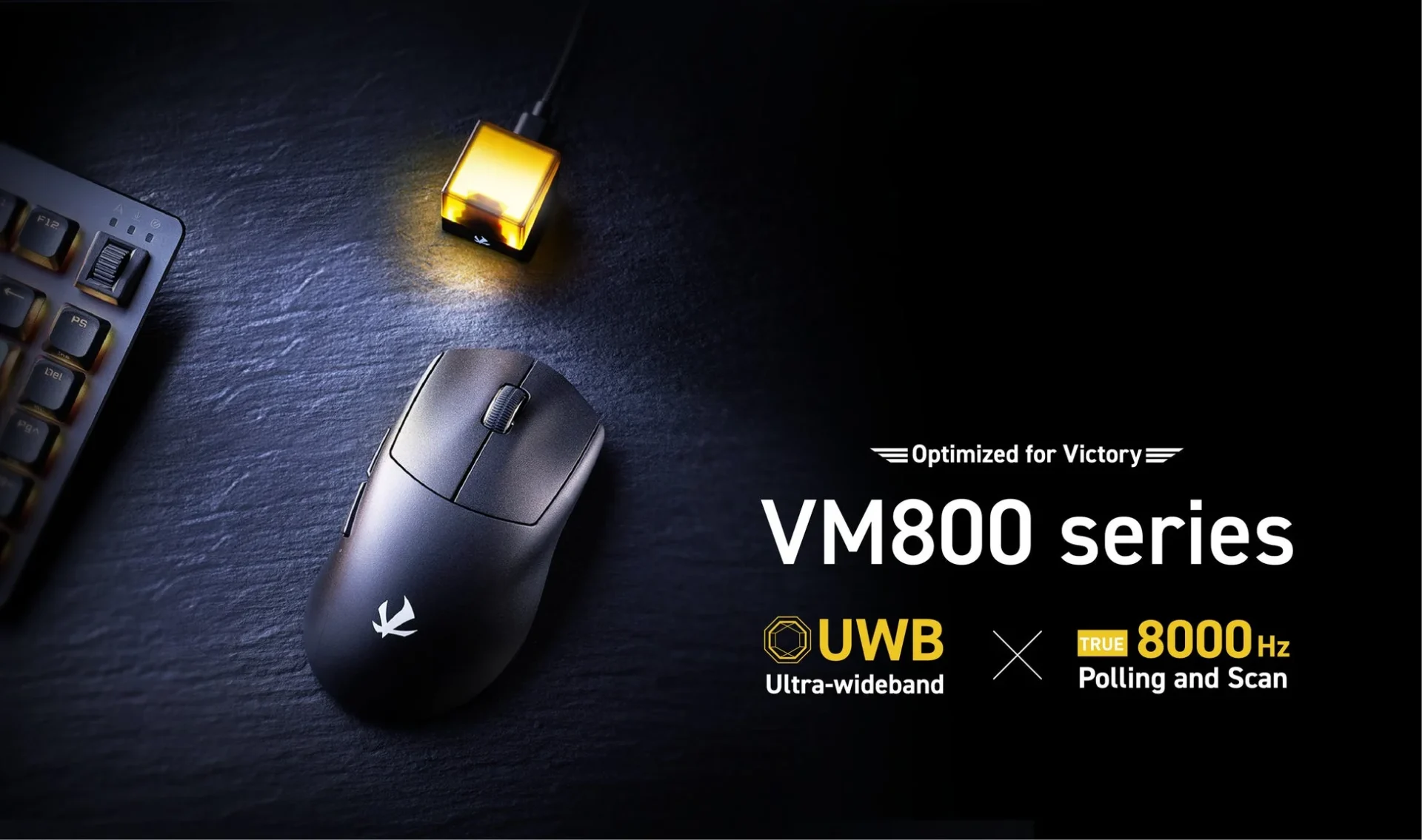 ELECOM GAMING史上最高の反応速度！　世界初「Ultra-Wideband」搭載ワイヤレスゲーミングマウス『VM800シリーズ』9月下旬発売