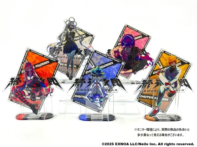 『終天教団』アクリルジオラマの集合イメージ