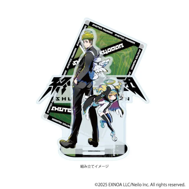 『終天教団』アクリルジオラマ(ヒメルとミコトル)の組み立て例