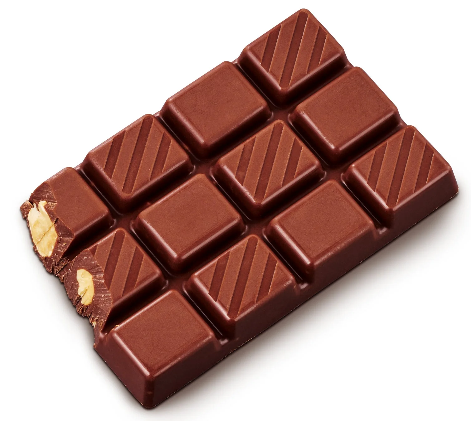 ピーナッツがぎっしり詰まった板チョコレート