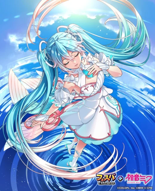 幻想的な雰囲気で歌う【★5希望をつむぐ歌姫】カーニバルスタイルの初音ミク