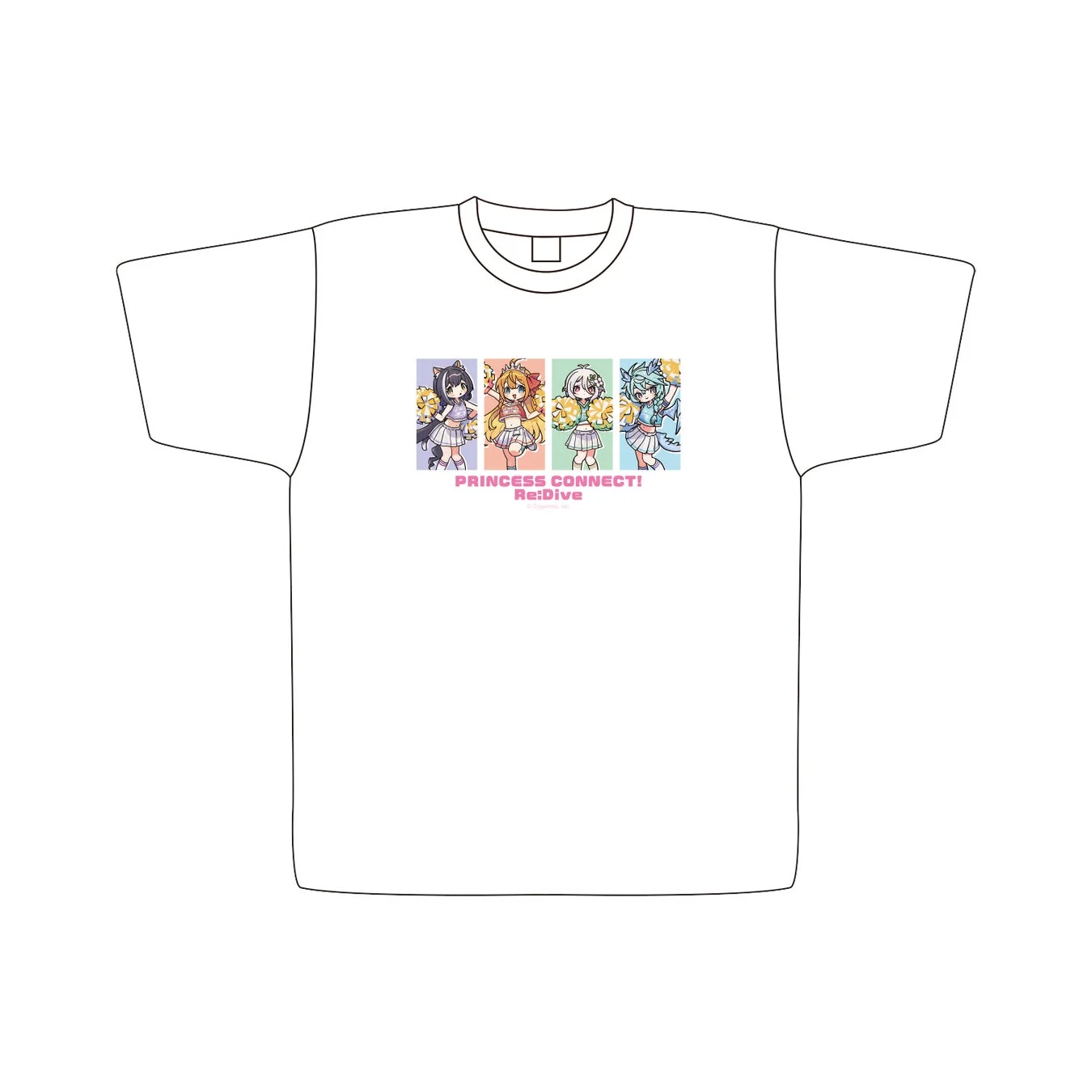 『プリコネR』コラボTシャツのデザイン