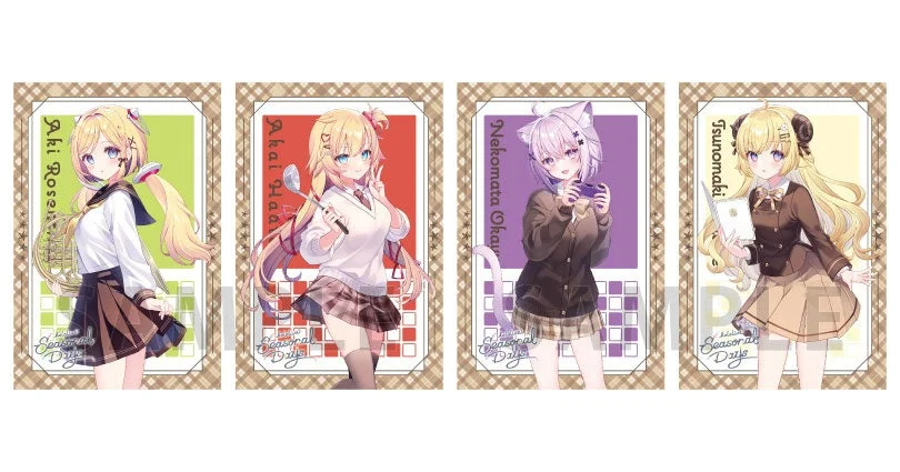 購入特典のオリジナルポストカード全4種