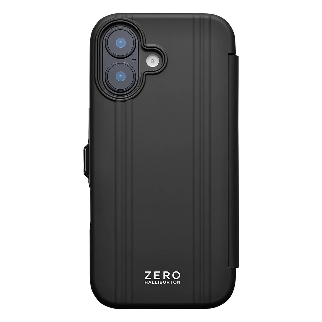 ブラックカラーのiPhone17手帳型ケース