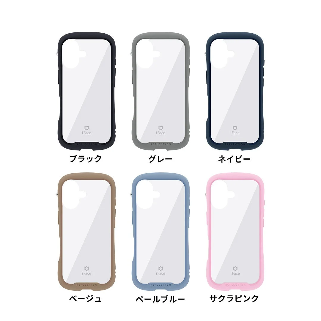 iFace Reflection強化ガラスクリアケースの6色