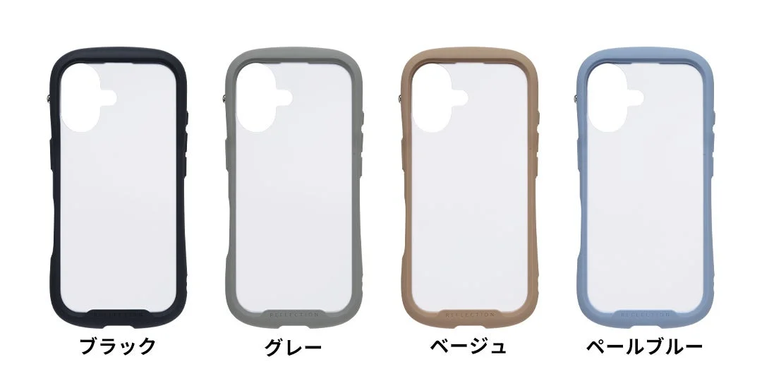 iFace Reflection Frost強化ガラスクリアケースの4色