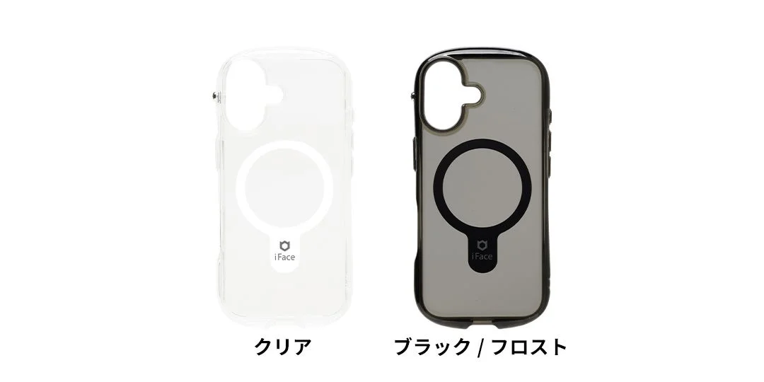 iFace Look in Clear Hybrid MagSynqケースのクリアとブラック
