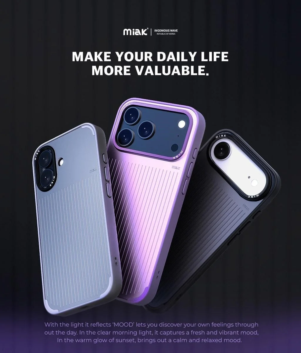 miak、iPhone 17シリーズ用MagSafe対応デザインケース3種を発売！