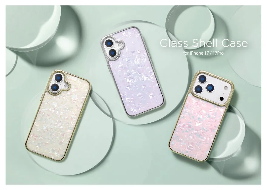 UNICASE、iPhone 17シリーズ対応スマホケース3種類を発売！　人気のGlass Shellに新色追加