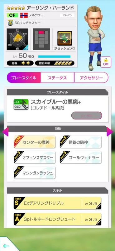 新★5選手アーリング・ハーランドのプレースタイル詳細