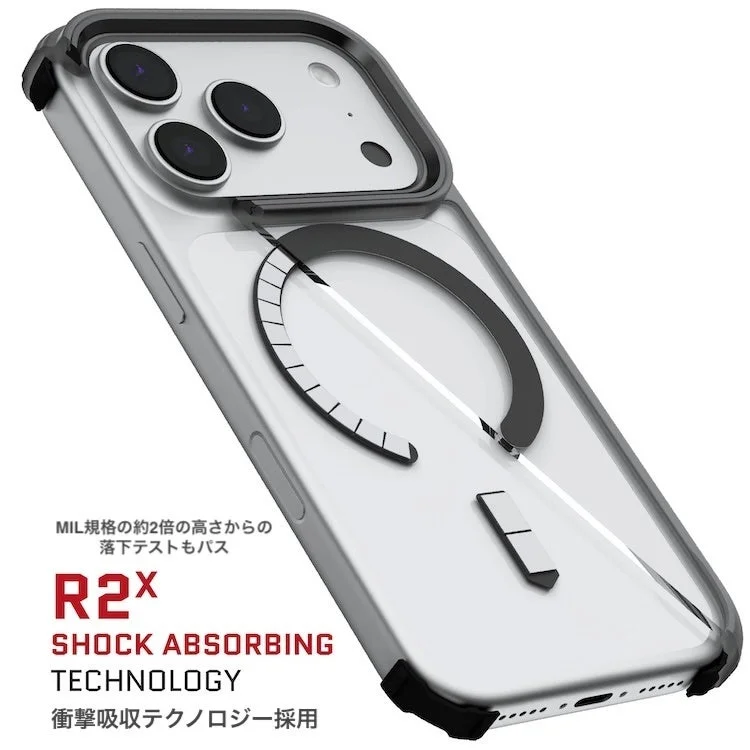 衝撃吸収技術R2Xを採用したiPhoneクリアケース