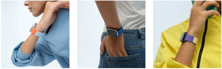 様々なMOFT Apple Watchバンドを着用する人々