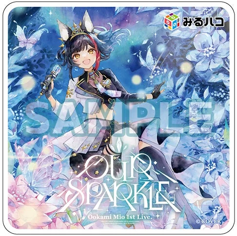 大神ミオ 1st Live 限定グッズのアクリルコースター