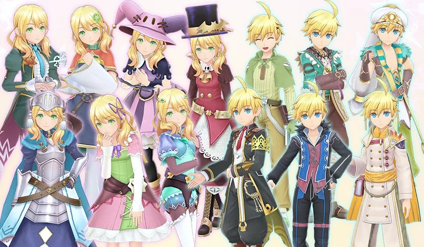 ルーンファクトリー５デジタルデラックスのキャラクター衣装