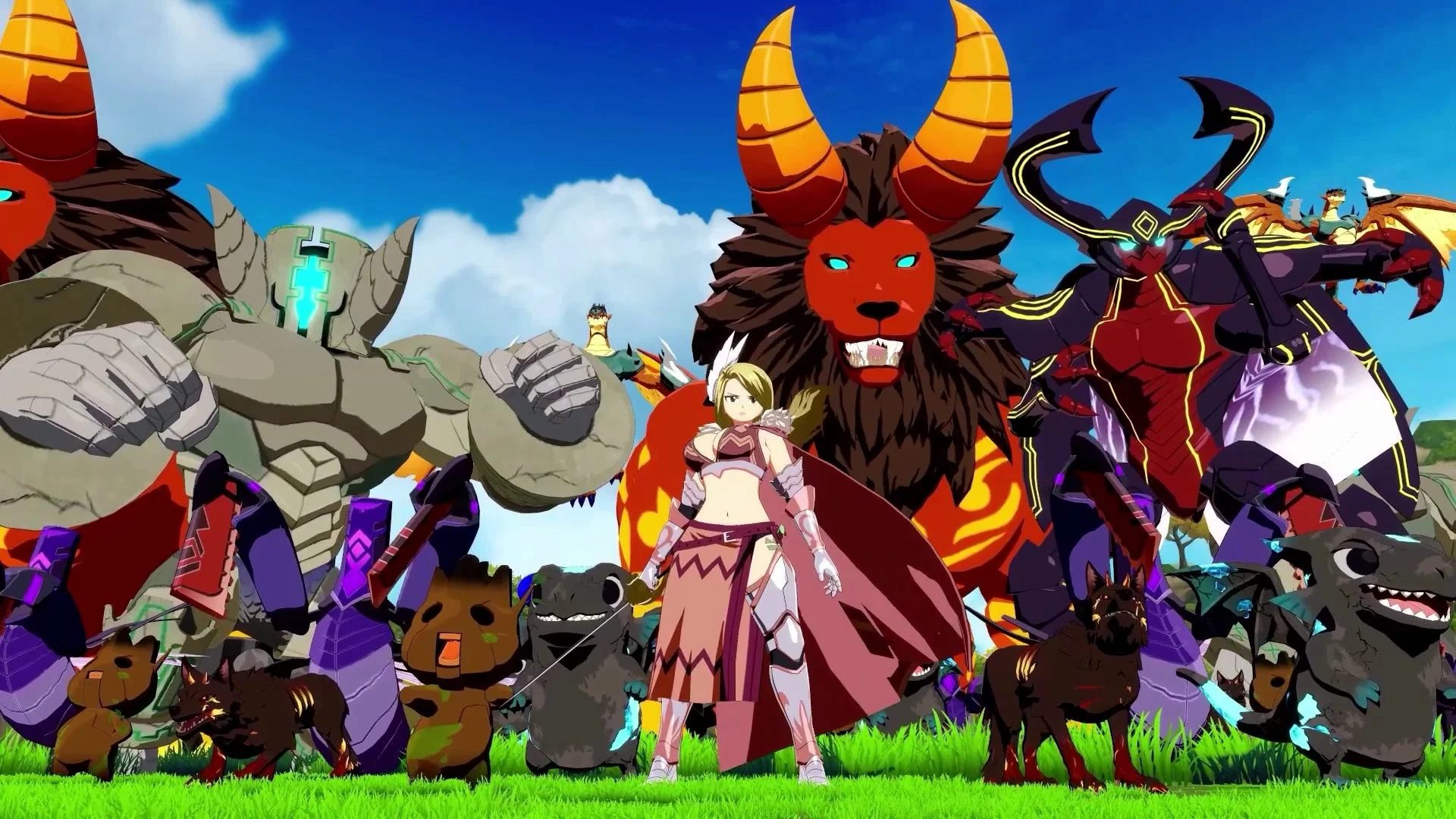 FARMAGIA（ファーマギア）の主人公とモンスターたち