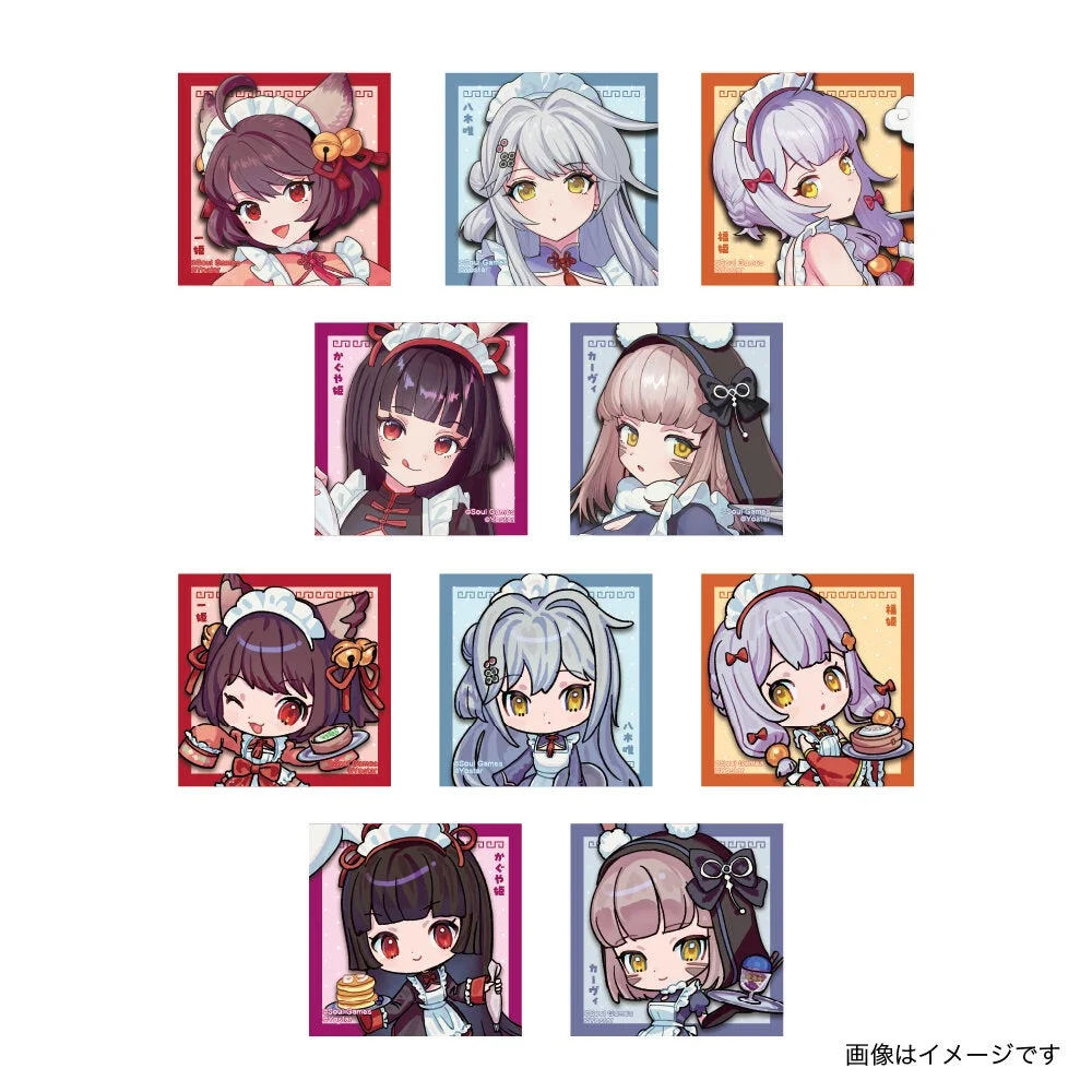 『雀魂』コラボのランダムステッカー全10種
