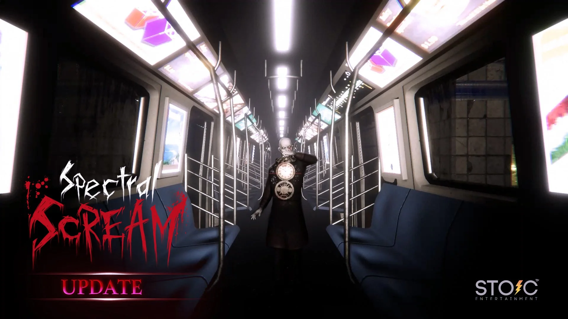 『Spectral Scream』の新マップ「Ghost Station」のゲーム画面