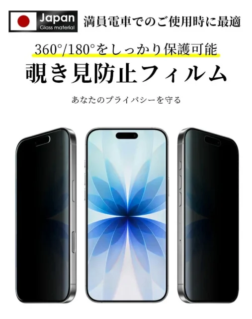 電車やバスでプライバシーを守る覗き見防止フィルム