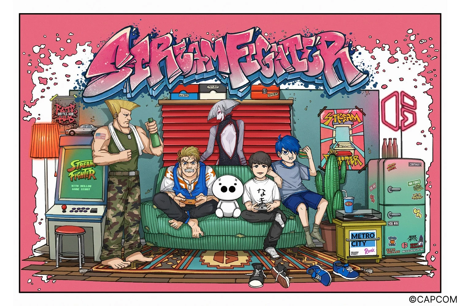 『ストリートファイター6』初コラボ決定！　with mellowから「たいじ」「ドンピシャ」「よしなま」デザインの限定グッズ15種が登場