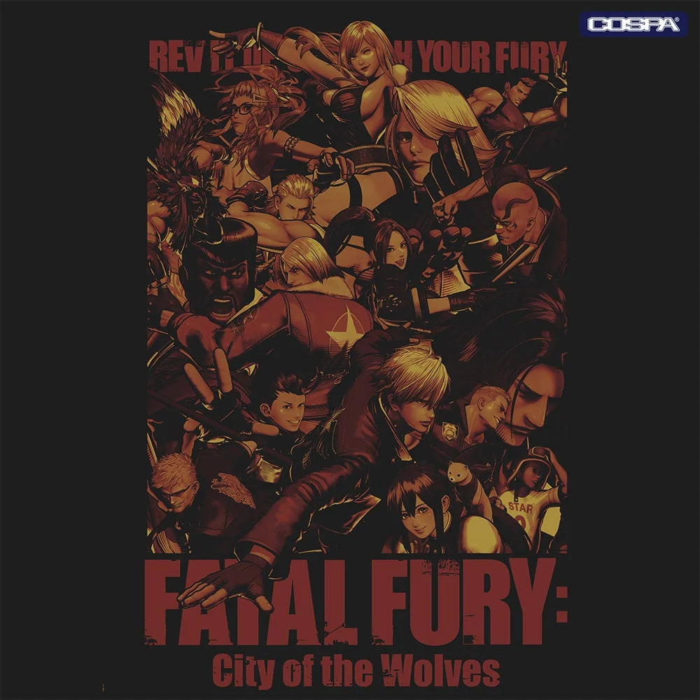 餓狼伝説 City of the Wolves キャラクター Tシャツデザイン