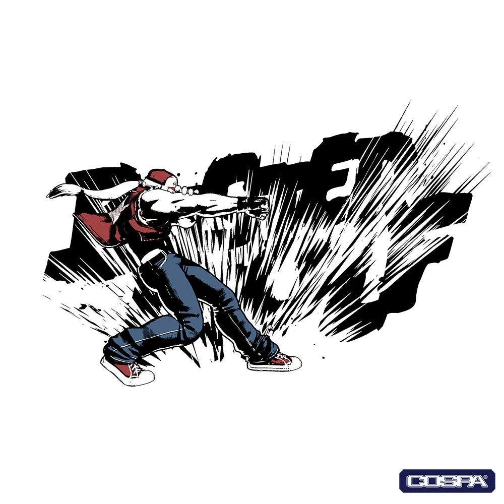 KOF XV バスターウルフ Tシャツのデザイン詳細