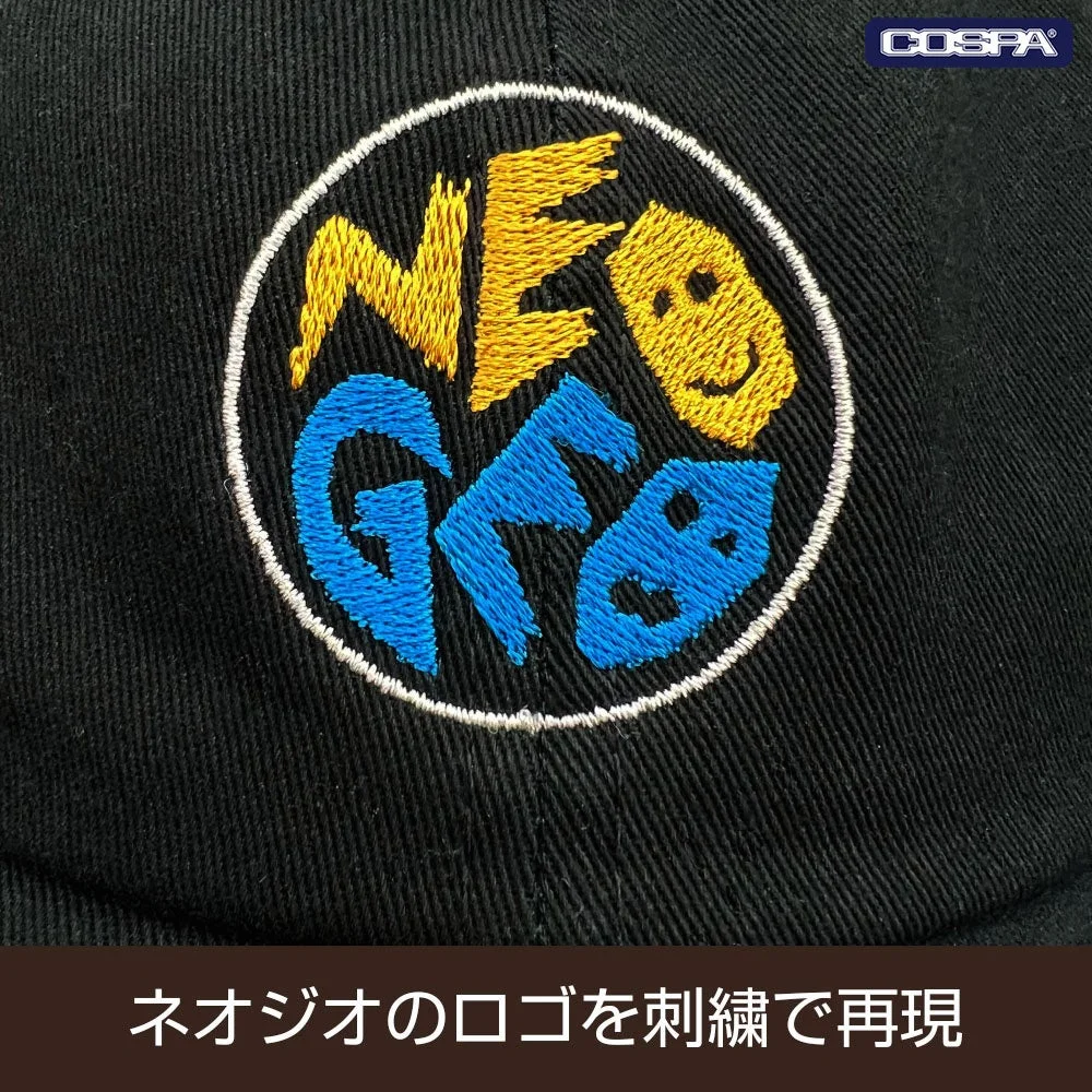 NEOGEO 刺繍ローキャップのロゴ刺繍