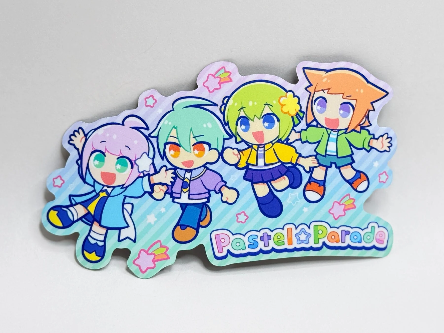 『Pastel☆Parade』の可愛いキャラクターが描かれたマグネット