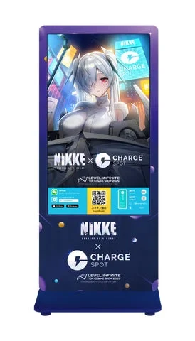 NIKKEコラボデザインの自立型ChargeSPOTバッテリースタンド