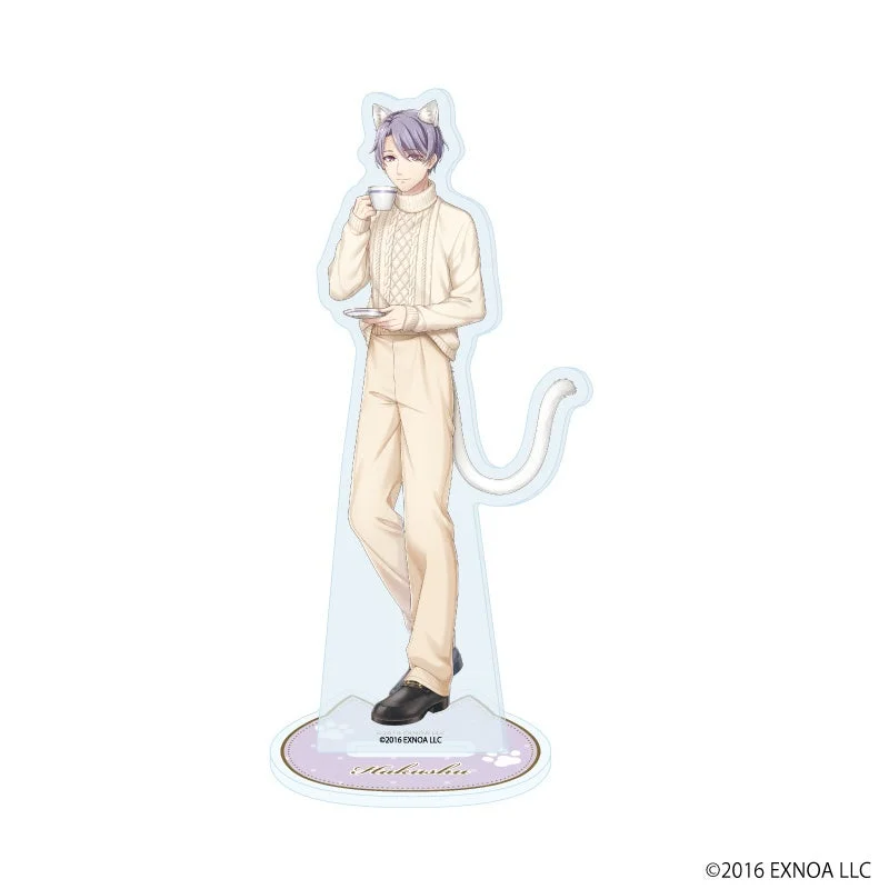 猫耳と尻尾姿の北原白秋描き起こしアクリルスタンド