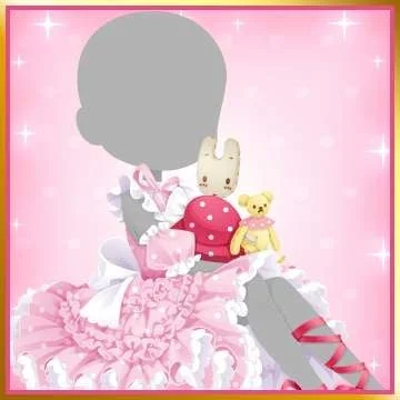 マロンクリームと一緒ドレスの限定コラボアバター衣装