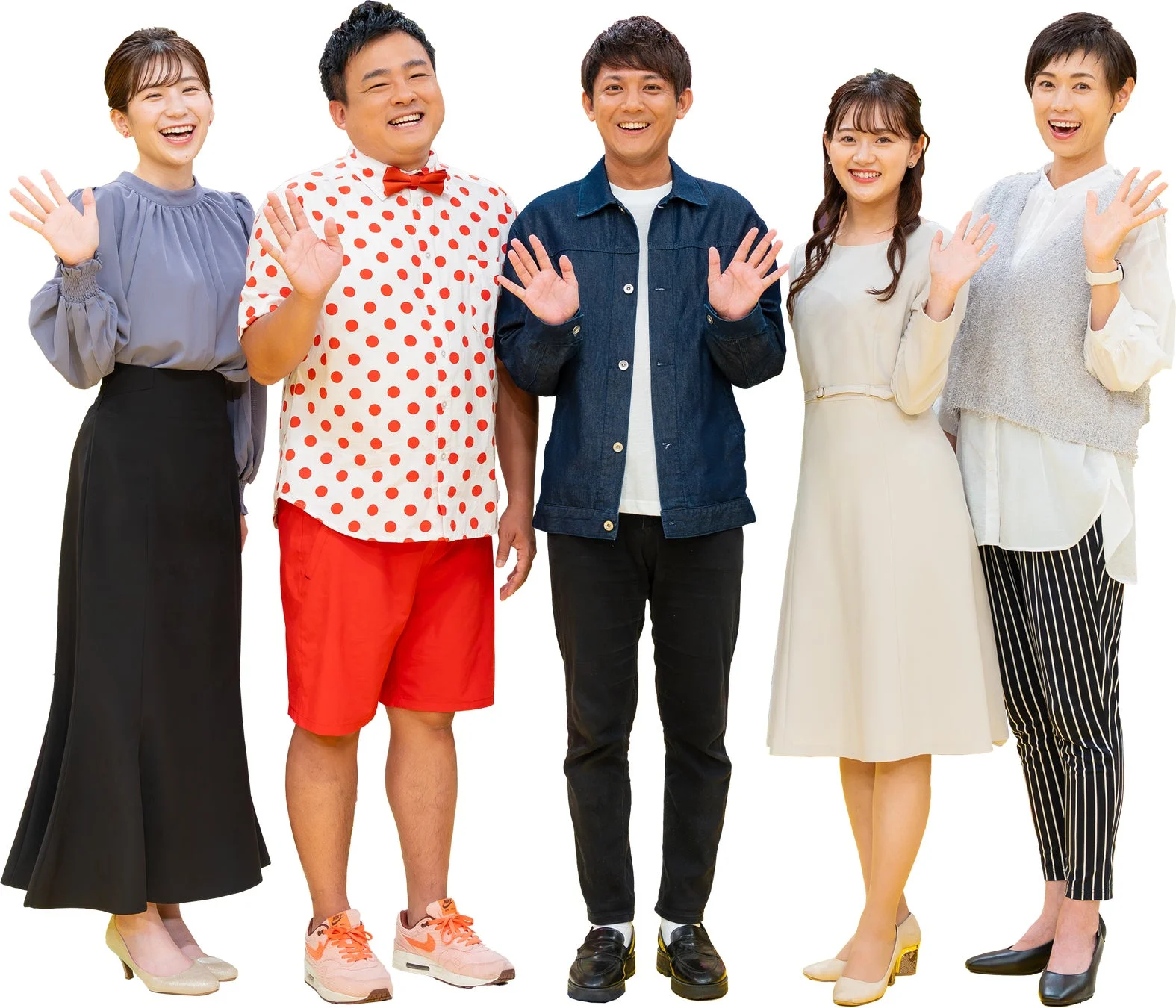 長野放送「土曜はこれダネッ!」出演者5名